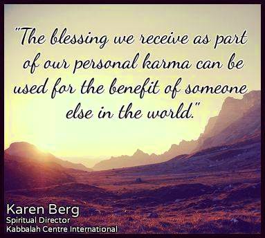 Domingo 6 de julio de 2014. Bendición Kármica