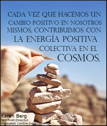 Miércoles 23 de abril de 2015. Lo que cambias afecta al mundo