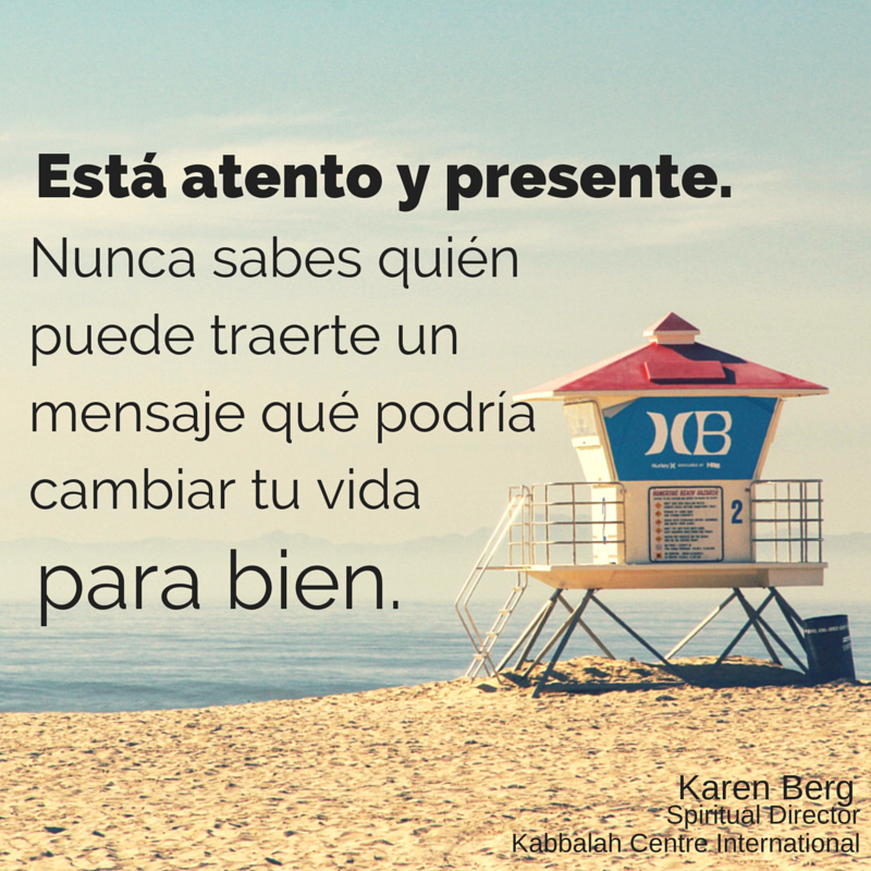 Jueves, 23 de abril de 2015 Las almas justas entre nosotros