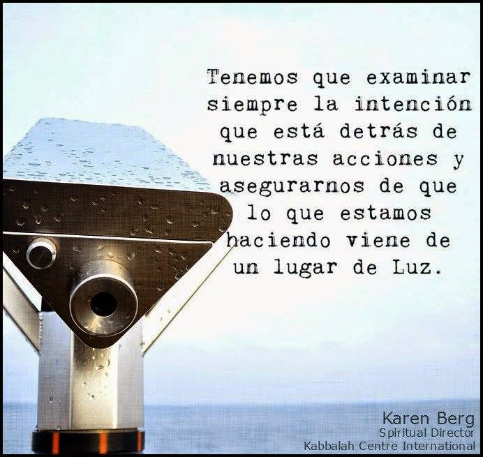 Miércoles 29 de abril de 2015. Examina tu intención