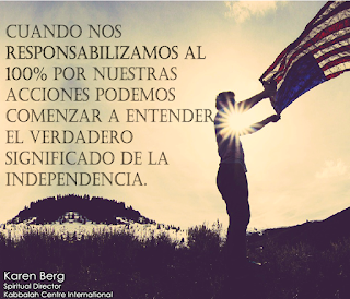 Sábado, 4 de julio de 2015.La verdadera independencia