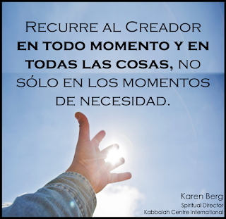Domingo 4 de octubre de 2015. Recurre al Creador.