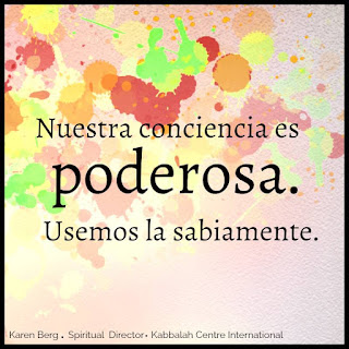 Domingo 25 de octubre de 2015. Consciencia poderosa.