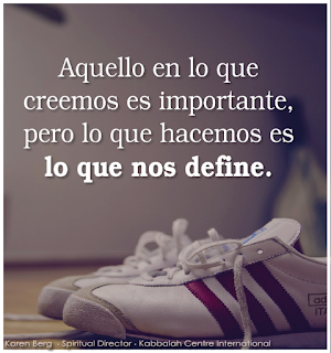 Viernes 20 de noviembre de 2015. Lo que creemos vs lo que hacemos