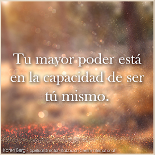 Jueves 24 dic 2015. Sé tú mismo