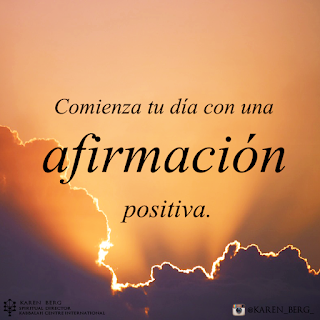 Sábado, 12 de marzo de 2016 ¿Cuál es tu afirmación matutina?