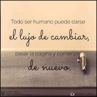 Sábado 26 de marzo de 2016. El lujo de cambiar.