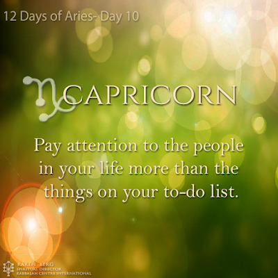 Lunes 18 de abril de 2016. Capricornio.