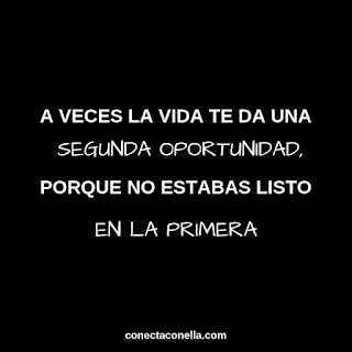 Aprovechar la segunda oportunidad