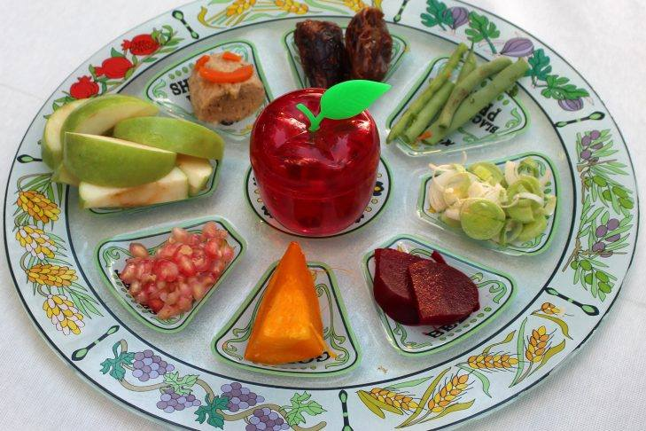 Consciencia de los alimentos de Rosh Hashaná